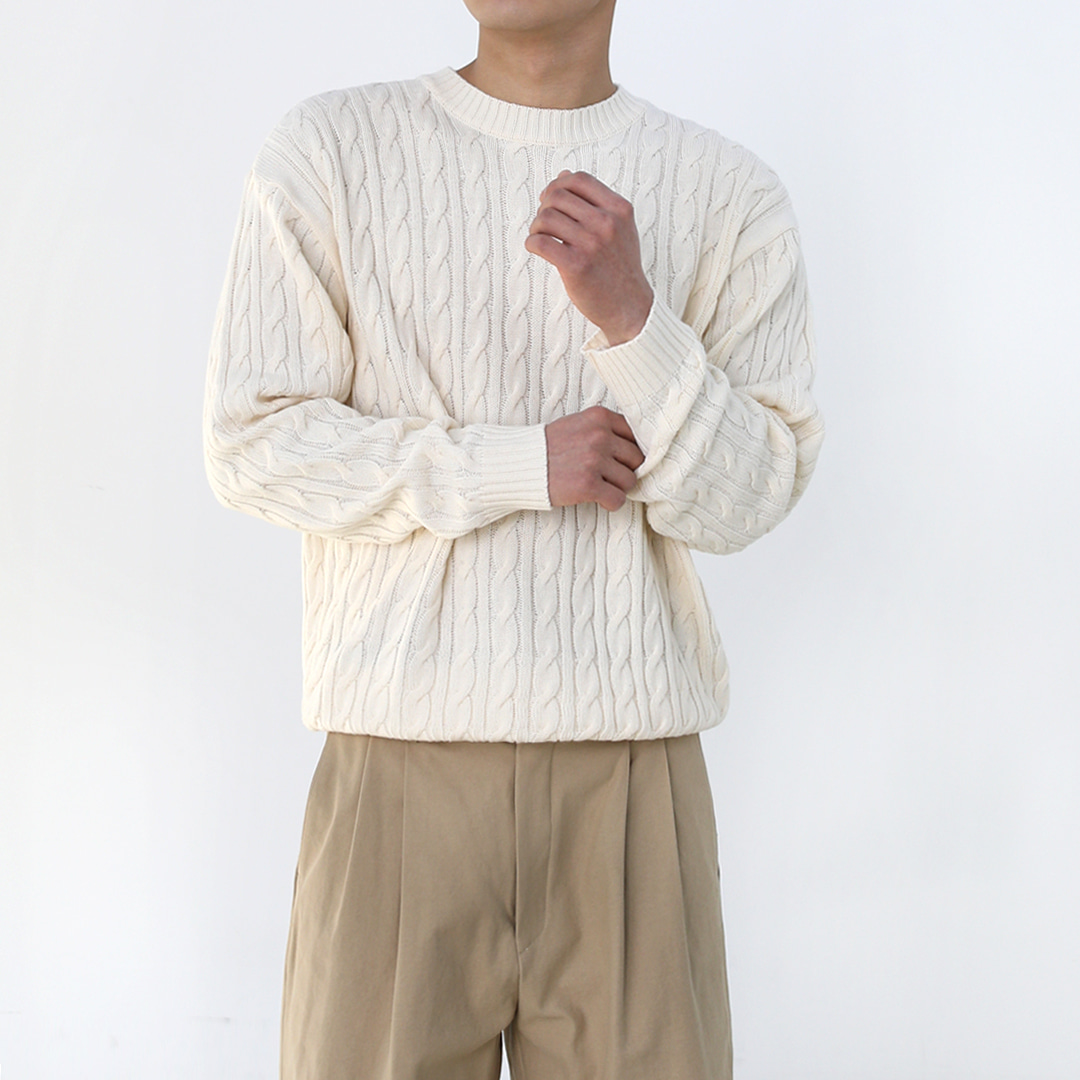 Standard cable round knit