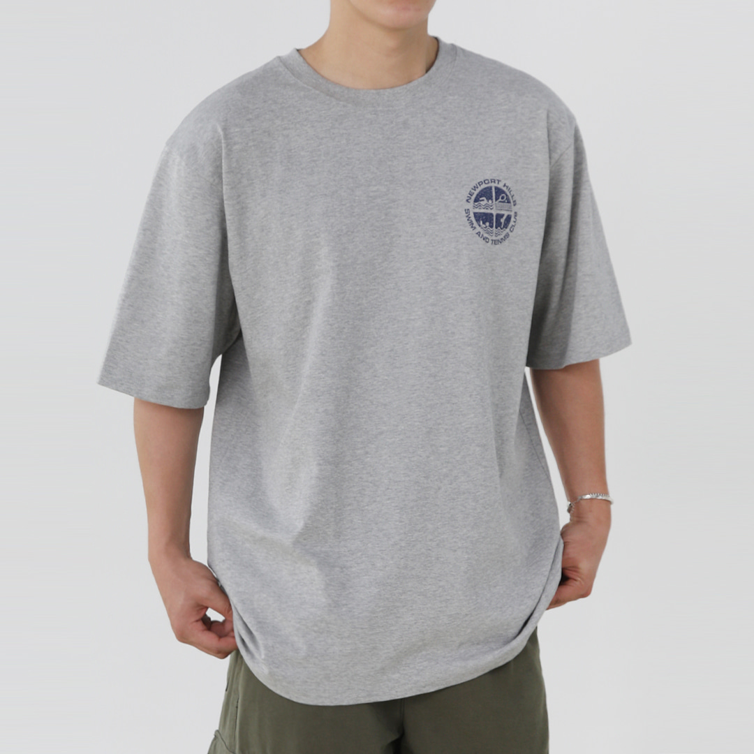 Tennis Club Newport Logo Short Sleeve T-Shirt