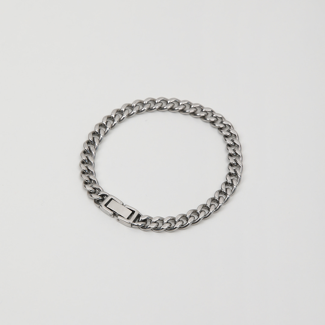 Surgical steel chain bracelet