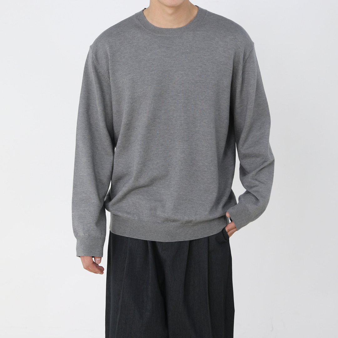 (Limited quantity) New color basic round knit