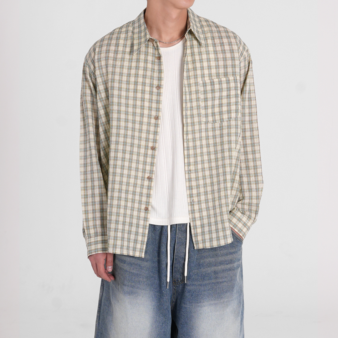 Overfit Easy Check Shirt