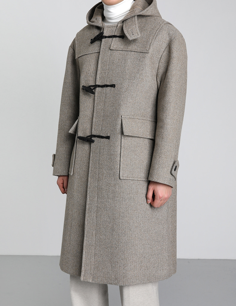 Aaron wool duffel coat