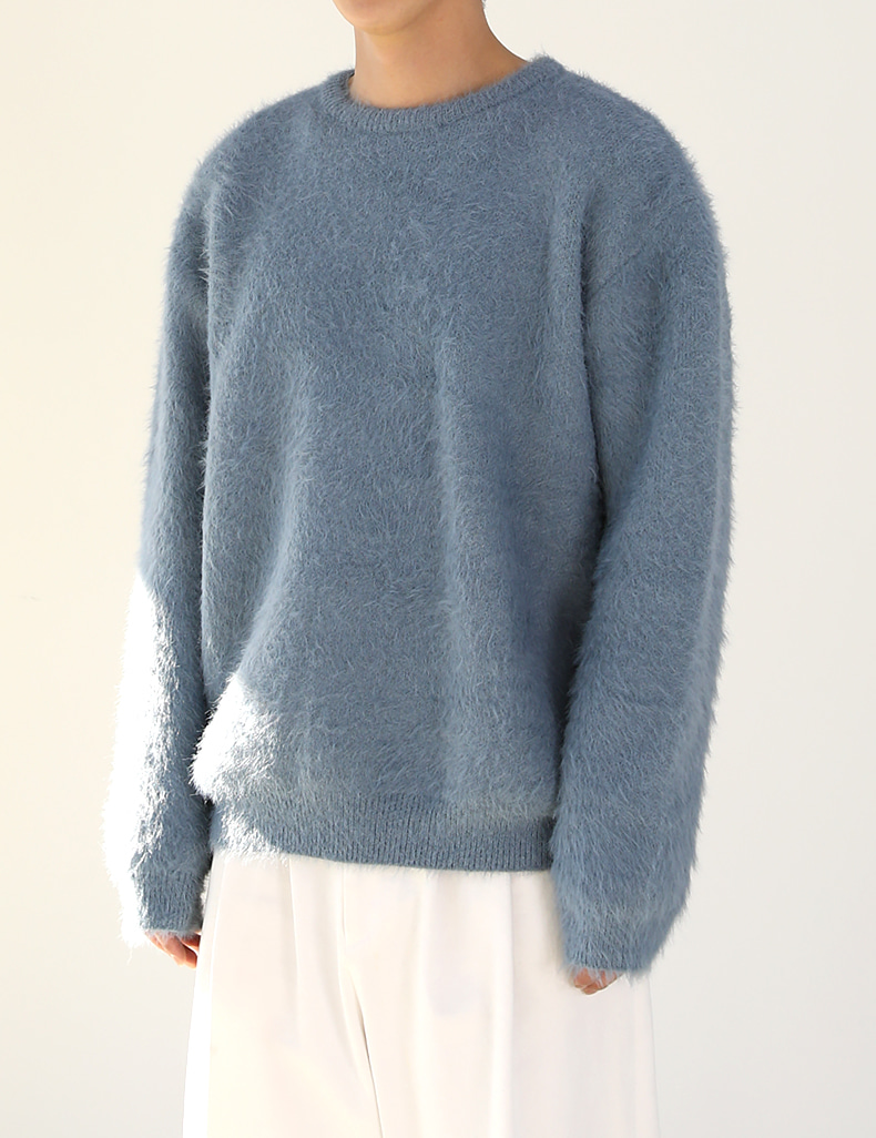 Soft mohair angora knit