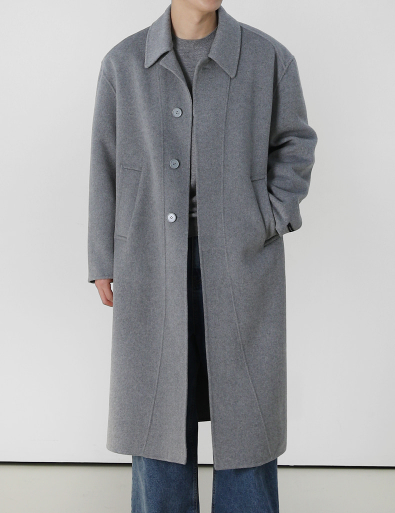 [PREMIUM] Handmade wool long coat